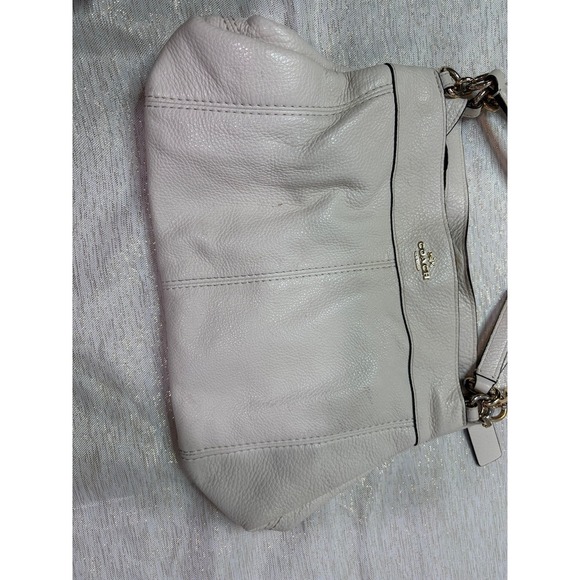 Off white vintage Lexi shoulder coach bag purse - Picture 4 of 9
